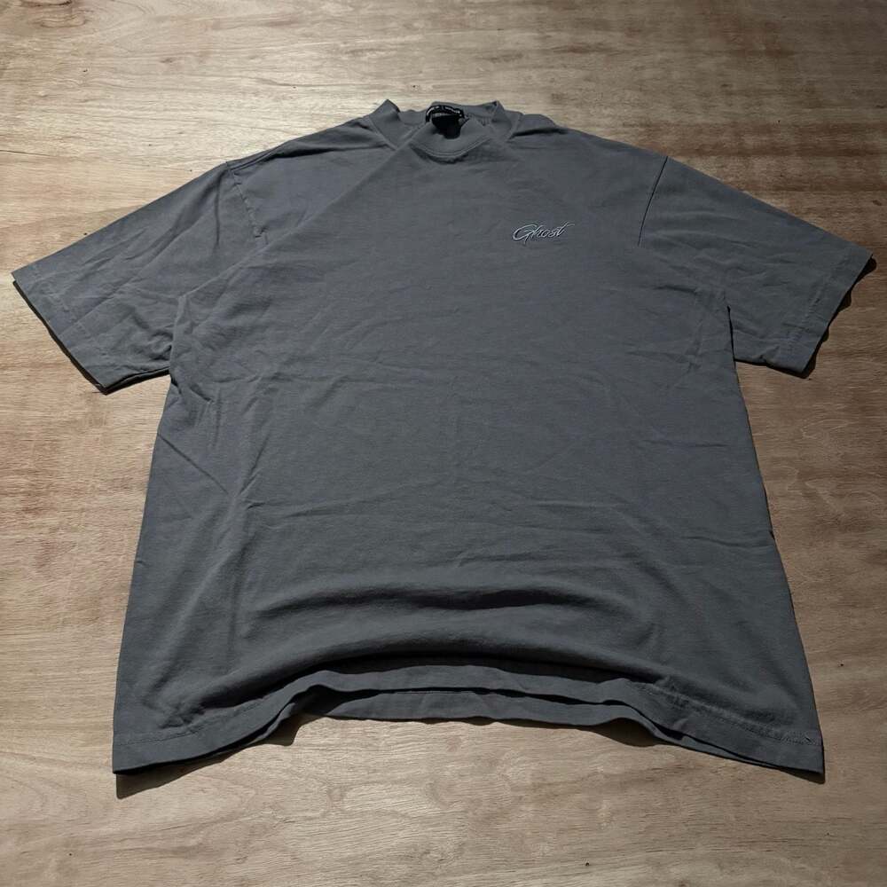 Ghost Remi Basics Made in USA Gray Embroidered T-Shirt Men’s M
